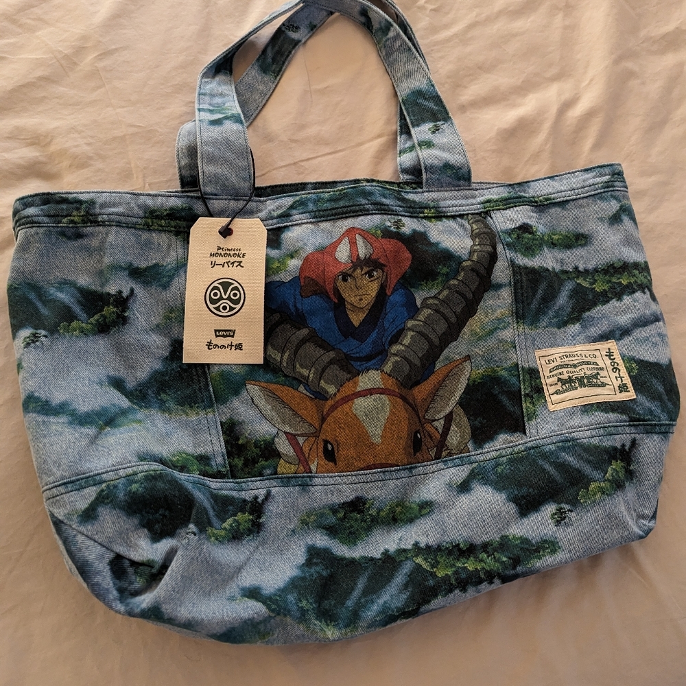 Levis Princess Mononoke Tote Bag